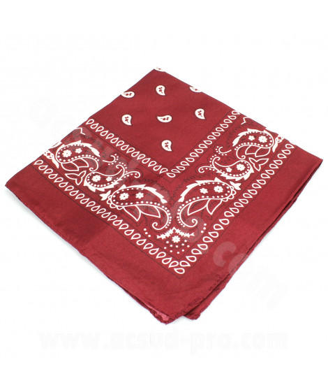 TOUR DE COU BANDANA ROUGE