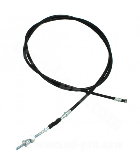 TRANSMISSION FREIN ARRIERE ADAPT. PEUGEOT VIVACITY 2 3 / STREETZONE 2 TEMPS / KISBEE 50CC 2T  (CABLE + GAINE) ( OEM : 777293 )