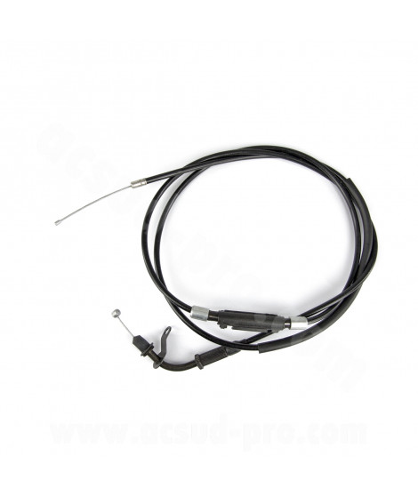 TRANSMISSION GAZ COMPLETE SCOOTER ADAPT. MBK BOOSTER / STUNT / SLIDER / NEXT  1990-2003 (CABLE + GAINE )