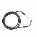 TRANSMISSION GAZ COMPLETE SCOOTER ADAPT. SCOOTER GY6 199CM (CABLE + GAINE) - (VISSE POIGNEE DE GAZ)