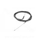 TRANSMISSION GAZ SCOOTER ADAPT. PEUGEOT 50 LUDIX ONE 2004. CLASSIC 2008  (CABLE + GAINE)