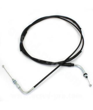TRANSMISSION GAZ SCOOTER ADAPT. PEUGEOT KISBEE 50cc 4T 2010-2023 (OEM : 778274 / 791480) (CABLE + GAINE)