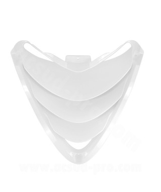 TRAPPE TABLIER ADAPT. PIAGGIO ZIP 50 2T AIR / 4T LIQUIDE H2O BLANC