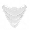 TRAPPE TABLIER ADAPT. PIAGGIO ZIP 50 2T AIR / 4T LIQUIDE H2O BLANC
