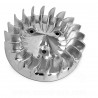 TURBINE REFROIDISSEMENT ADAPT. MBK BOOSTER / BW'S / STUNT / SLIDER / OVETTO / NEOS  ( MOTEUR MINARELLI A/C )  CHROME