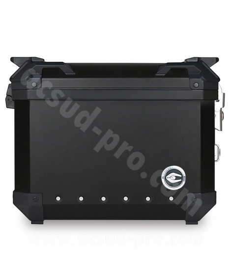 VALISE MOTO LATERALE COOCASE X2 ALUMINIUM SERIES 36 LITRES NOIR (LIVRE  LA PAIRE)