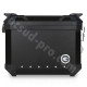 VALISE MOTO LATERALE COOCASE X4 ALUMINIUM SERIES 28 LITRES NOIR  (LIVRE  LA PAIRE)