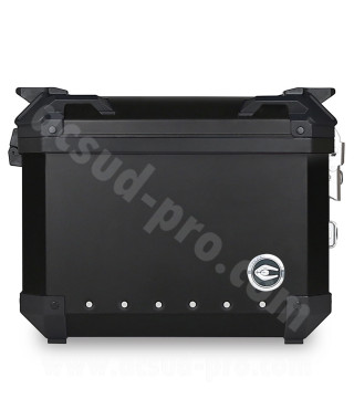 VALISE MOTO LATERALE COOCASE X4 ALUMINIUM SERIES 28 LITRES NOIR  (LIVRE  LA PAIRE)