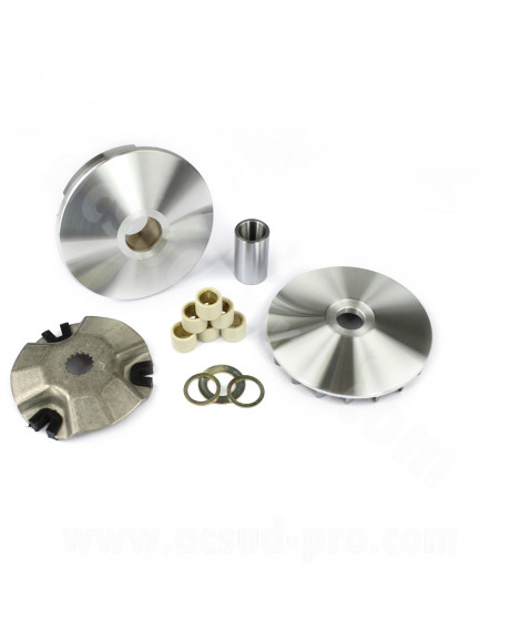 VARIATEUR COMPLET ADAPT. TNT MOTOR STRIKE / GRIDO / OTTO / ROMA 2T / KEEWAY / CPI / PGO (GY6 2T 1E40QMB)