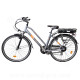 VELO DE VILLE ELECTRIQUE EZO BELLEVILLE 28 - 500Wh GRIS-ORANGE