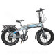 VELO ELECTRIQUE PLIANT EZO ALPER ROAD 20 - 400Wh GRIS BLEU