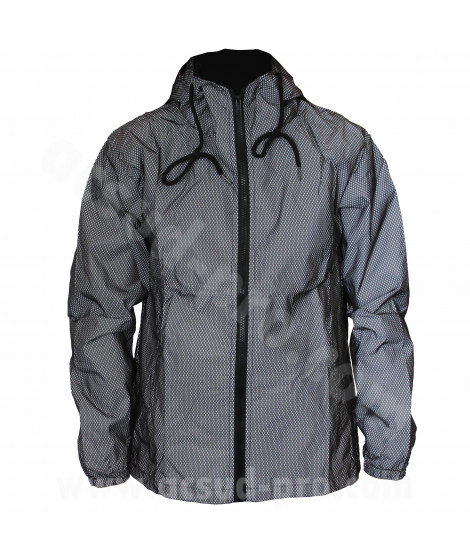 VESTE DE VELO 3D REFLECHISSANTE AVEC CAPUCHE TAILLE  L