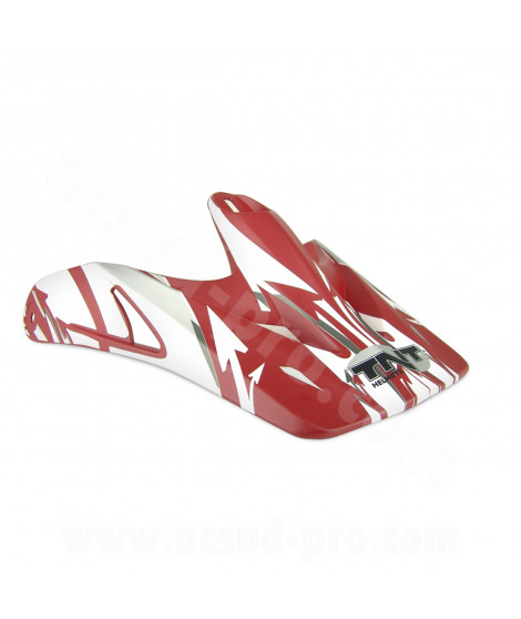 VISIERE BLANC / ROUGE POUR CASQUE VIPER2 SC05