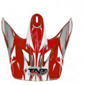 VISIERE BLANC / ROUGE POUR CASQUE VIPER3 SC05