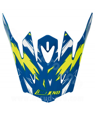 VISIERE CASQUE CROSS NOEND CRACKED BLEU
