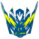 VISIERE CASQUE CROSS NOEND CRACKED ENFANT BLEU