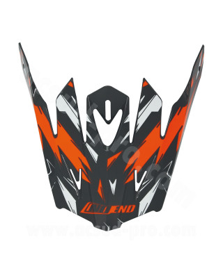 VISIERE CASQUE CROSS NOEND CRACKED ENFANT ORANGE