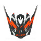 VISIERE CASQUE CROSS NOEND CRACKED ORANGE