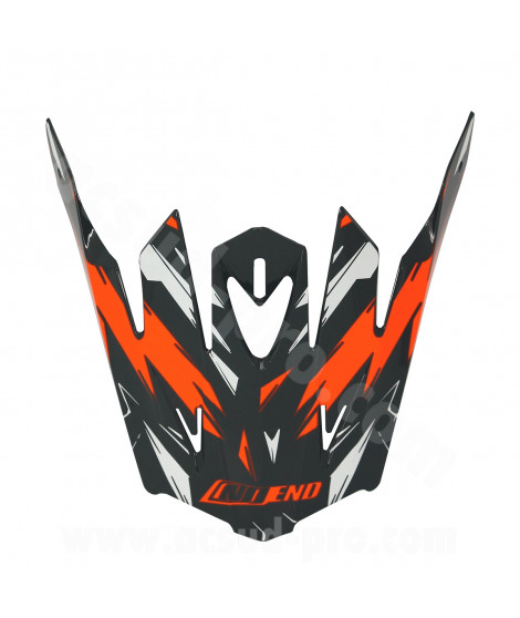 VISIERE CASQUE CROSS NOEND CRACKED ORANGE
