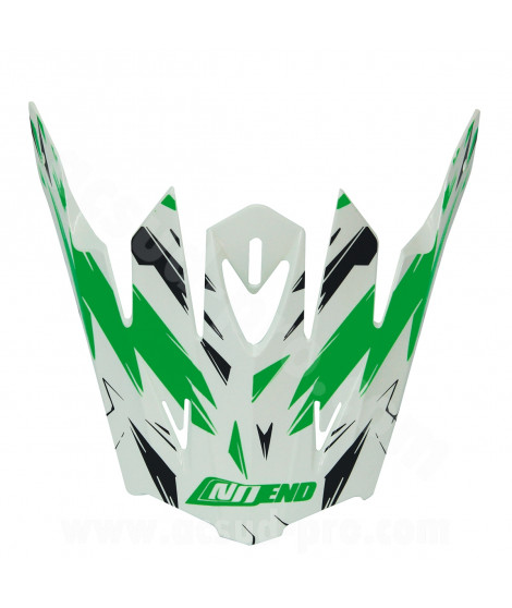 VISIERE CASQUE CROSS NOEND CRACKED VERT