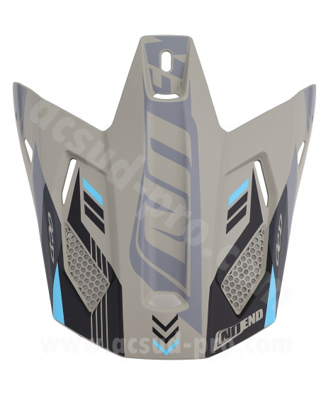 VISIERE CASQUE CROSS NOEND DAGGER GRIS / BLEU MAT