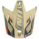 VISIERE CASQUE CROSS NOEND DAGGER KAKI / ORANGE MAT