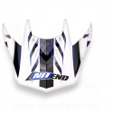 VISIERE CASQUE CROSS NOEND DEFCON 5 WHITE/BLUE