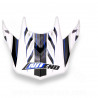 VISIERE CASQUE CROSS NOEND DEFCON 5 WHITE/BLUE