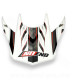 VISIERE CASQUE CROSS NOEND DEFCON 5 WHITE/RED