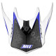 VISIERE CASQUE CROSS NOEND DEFCON BY OCD WHITE/BLUE TX696