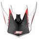 VISIERE CASQUE CROSS NOEND DEFCON BY OCD WHITE/RED TX696