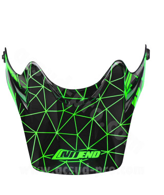 VISIERE CASQUE CROSS NOEND ORIGAMI ENFANT / KID BLACK/GREEN SC02