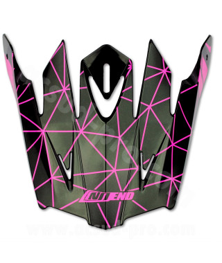 VISIERE CASQUE CROSS NOEND ORIGAMI GLOSSY PINK SC15