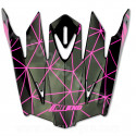 VISIERE CASQUE CROSS NOEND ORIGAMI GLOSSY PINK SC15