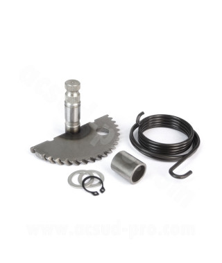 AXE DE KICK COMPLET ADAPT PEUGEOT KISBEE V-CLIC SYM 50 ORBIT 4T TNT MOTOR ROMA BOSTON  50cc 4T 10 POUCES  (GY6 139QMA/B)