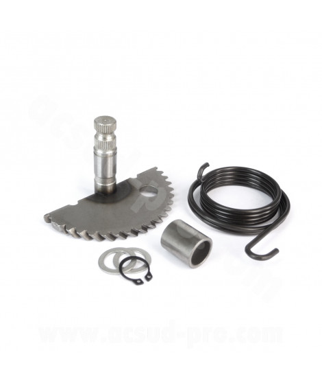 AXE DE KICK COMPLET ADAPT PEUGEOT KISBEE V-CLIC SYM 50 ORBIT 4T TNT MOTOR ROMA BOSTON  50cc 4T 10 POUCES  (GY6 139QMA/B)