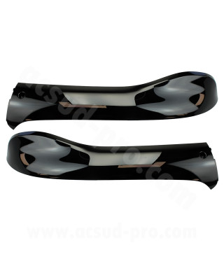 BAS DE CAISSE ADAPT SYM FIDDLE 2 50cc 4T 2011-2021 125cc 2010-2014 NOIR (2 PIECES) (OEM : L:83620-ALA-0000 - R:83520-ALA-0000)