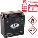 BATTERIE LANDPORT LTX16-BS 12V-14A MF SANS ENTRETIEN LIVREE AVEC PACK ACIDE (PIAGGIO 400 MP3 2007