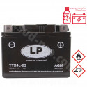 BATTERIE LANDPORT LTX4L-BS 12V-3Ah SANS ENTRETIEN AGM (TNT MOTOR CITY 50cc 125cc SYM YAMAHA PIAGGIO 50cc