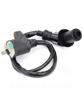 BOBINE HAUTE TENSION SCOOTER ADAPT  SCOOTER CHINOIS GY6 139QMB 4T E3 TNT MOTOR ROMA 4T E3 SYM 50 ORBIT 4T KYMCO 50 AGILITY 4T
