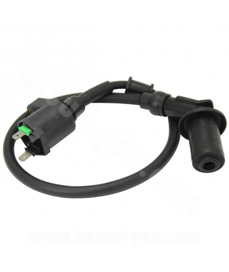 BOBINE HAUTE TENSION SCOOTER ADAPT SCOOTER CHINOIS GY6 139QMB 4T E3  TNT MOTOR ROMA 4T E3 SYM 50 ORBIT 4T KYMCO 50 AGILITY 4T