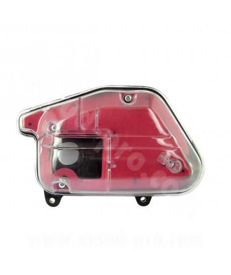 BOITIER FILTRE A AIR COMPLET ADAPT MBK 50 BOOSTER 1990-2003 STUNT 1990-2003 YAMAHA 50 BWS 1990-2003  TRANSPARENT