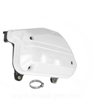 BOITIER FILTRE A AIR COMPLET ADAPT MBK 50 BOOSTER 1990-2003 STUNT 1990-2003 YAMAHA 50 BWS 1990-2003 BLANC (OEM: 3AA-E4400-00 )