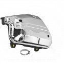 BOITIER FILTRE A AIR COMPLET ADAPT MBK 50 BOOSTER 1990-2003 STUNT 1990-2003 YAMAHA 50 BWS 1990-2003 CHROME (OEM : 3AA-E4400-00)
