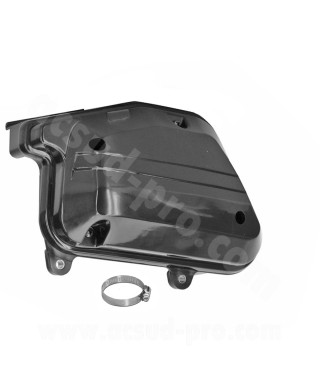 BOITIER FILTRE A AIR COMPLET ADAPT MBK 50 BOOSTER 1990-2003 STUNT 1990-2003 YAMAHA 50 BWS 1990-2003 NOIR (OEM : 3AA-E4400-00)
