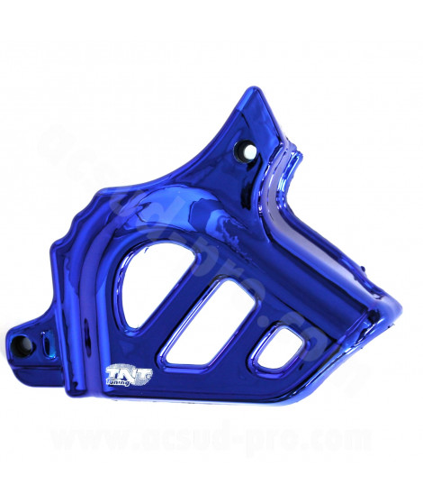 CACHE PIGNON ADAPT MINARELLI 50 AM6 MBK 50 X-POWER X-LIMIT YAMAHA 50 TZR DTR PEUGEOT 50 XPS XR6 RIEJU 50 BLEU ANODISE