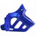 CACHE PIGNON ADAPT MINARELLI 50 AM6 MBK 50 X-POWER X-LIMIT YAMAHA 50 TZR DTR PEUGEOT 50 XPS XR6 RIEJU 50 BLEU ANODISE