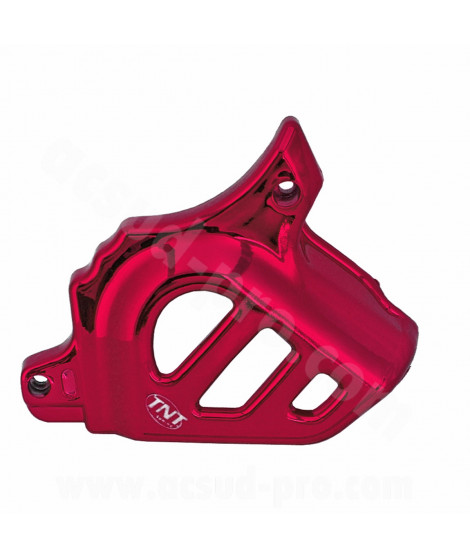 CACHE PIGNON ADAPT MINARELLI 50 AM6 MBK 50 X-POWER X-LIMIT YAMAHA 50 TZR DTR PEUGEOT 50 XPS XR6 RIEJU 50 RS1 SMX ROUGE ANODISE