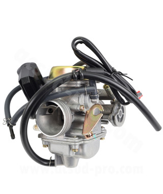 CARBURATEUR COMPLET CVK ADAPT SCOOTER 125CC GY6 4T PEUGEOT 125 SUM UP KYMCO AGILITY 125CC (SCOOTER 125CC CHINOIS 152 QMI)
