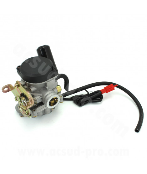 CARBURATEUR COMPLET SCOOT ADAPT SCOOT 50 CHINOIS 4T GY6139QMB PEUGEOT 50 KISBEE 4T V-CLIC 4T KYMCO 50 AGILITY 4T SYM 50 ORBIT 4T